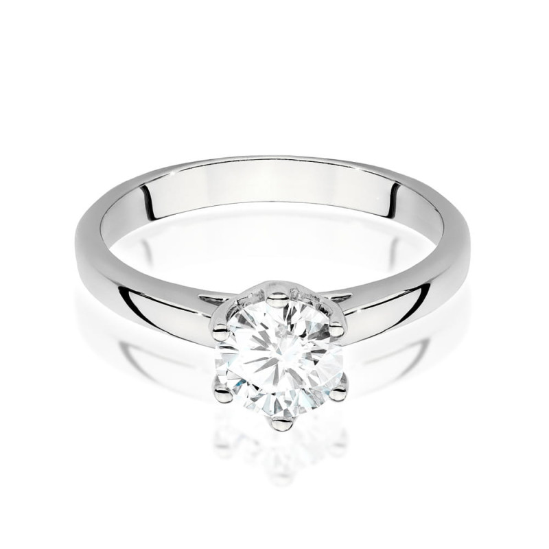 Pierścionek W540 Diament 1,00ct białe złoto