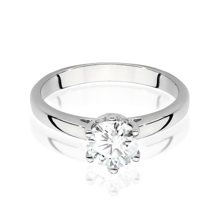 Pierścionek W540 Diament 1,00ct białe złoto