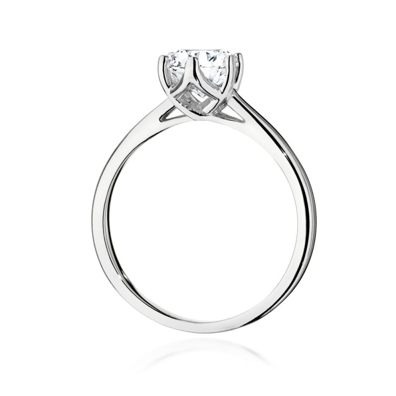 Pierścionek W540 Diament 1,00ct białe złoto