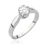 Pierścionek W541 Diament 0,50ct białe złoto