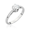 Pierścionek W542 Diament 0,50ct białe złoto