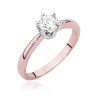 Pierścionek W482 Diament 0,50ct różowe złoto