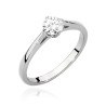 Pierścionek W543 Diament 0,40ct białe złoto