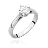 Pierścionek W543 Diament 0,70ct białe złoto
