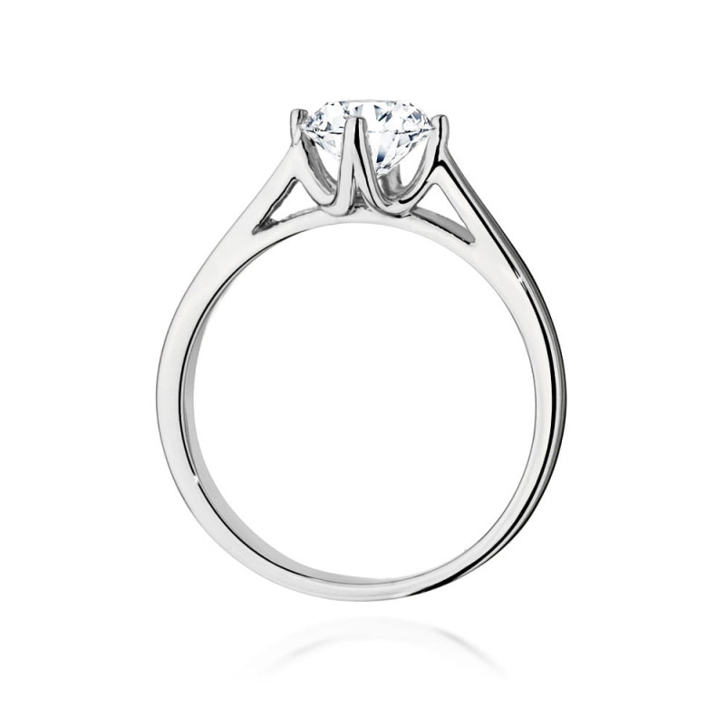 Pierścionek W543 Diament 1,00ct białe złoto