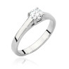 Pierścionek W544 Diament 0,40ct białe złoto