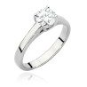 Pierścionek W544 Diament 0,70ct białe złoto