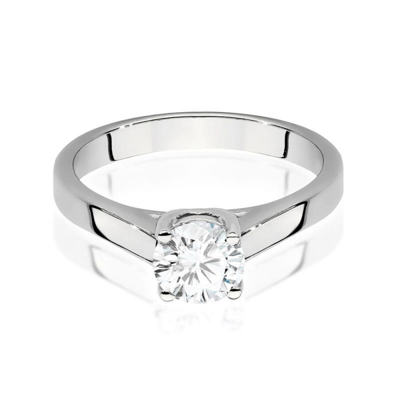 Pierścionek W544 Diament 0,70ct białe złoto