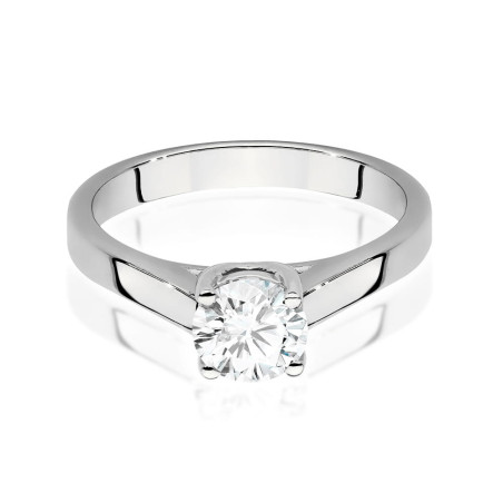 Pierścionek W544 Diament 0,70ct białe złoto