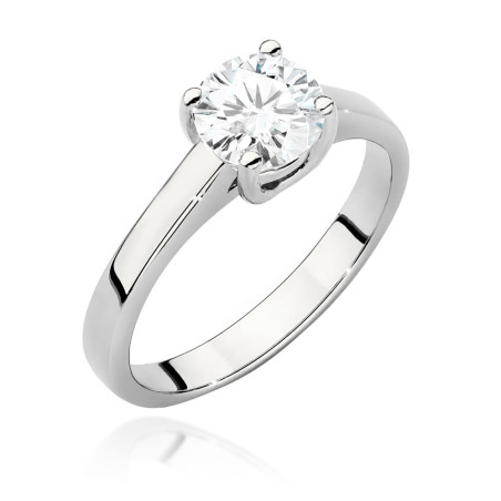 Pierścionek W544 Diament 1,00ct białe złoto
