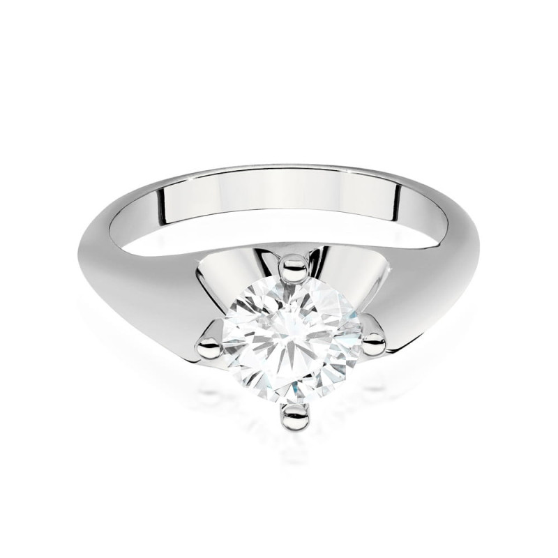 Pierścionek W545 Diament 1,00ct białe złoto