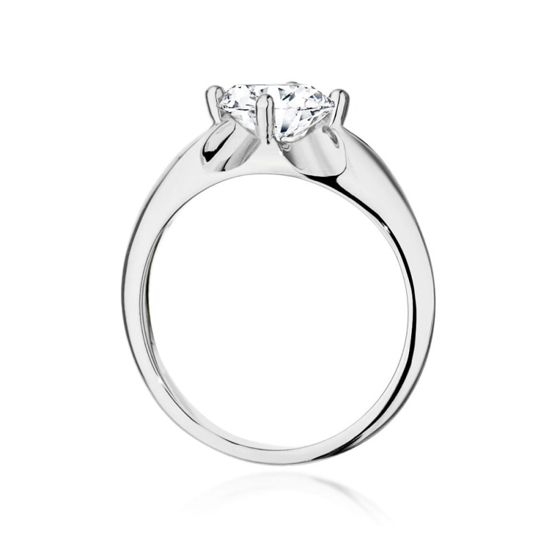 Pierścionek W545 Diament 1,00ct białe złoto