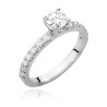 Pierścionek W546 Diament 0,50ct białe złoto