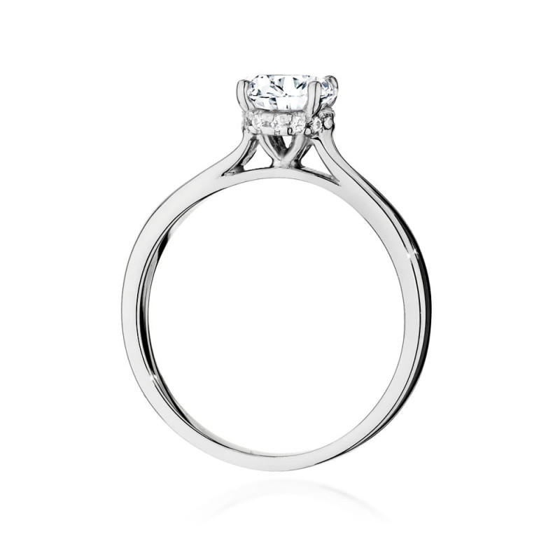 Pierścionek W547 Diament 1,00ct białe złoto