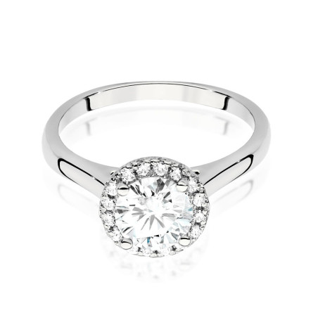 Pierścionek W550 Diament 1,00ct białe złoto