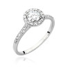 Pierścionek W551 Diament 0,50ct białe złoto