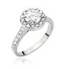 Pierścionek W551 Diament 0,70ct białe złoto