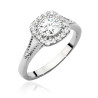 Pierścionek W552 Diament 0,40ct białe złoto