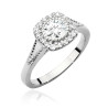 Pierścionek W552 Diament 0,50ct białe złoto