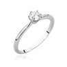 Pierścionek W553 Diament 0,50ct białe złoto