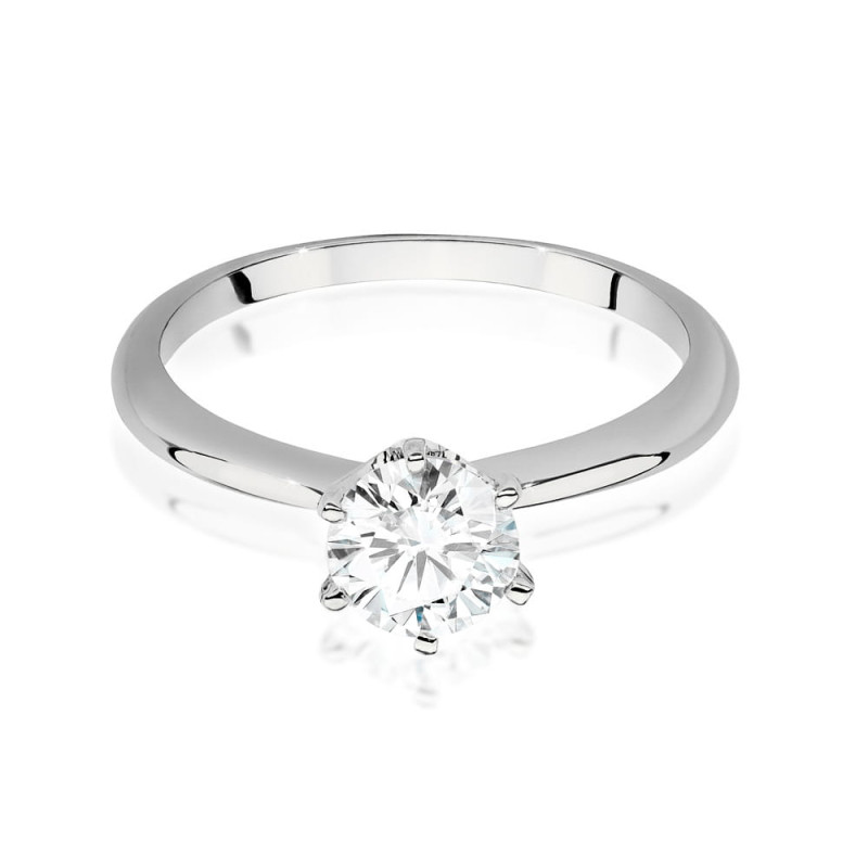 Pierścionek W553 Diament 1,00ct białe złoto