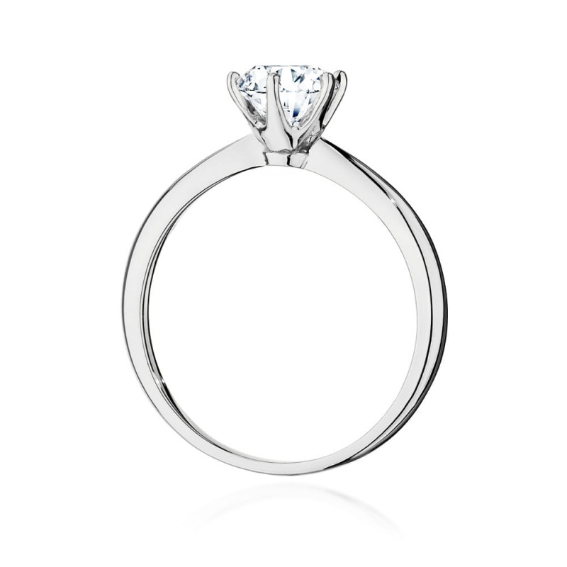 Pierścionek W553 Diament 1,00ct białe złoto