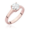 Pierścionek W544 Diament 1,00ct różowe złoto