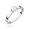 Pierścionek W562 Diament 0,25ct białe złoto