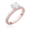 Pierścionek W546 Diament 0,70ct różowe złoto