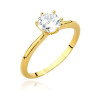 Pierścionek W553 Diament 1,00ct żółte złoto