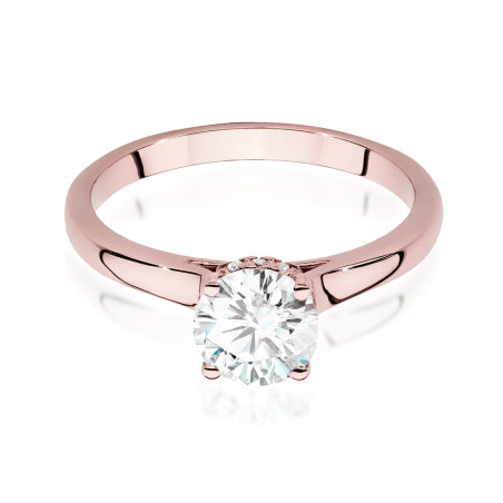 Pierścionek W547 Diament 1,00ct różowe złoto