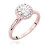 Pierścionek W550 Diament 1,00ct różowe złoto