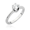 Pierścionek W220B Diament 0,50ct białe złoto