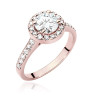 Pierścionek W551 Diament 1,00ct różowe złoto