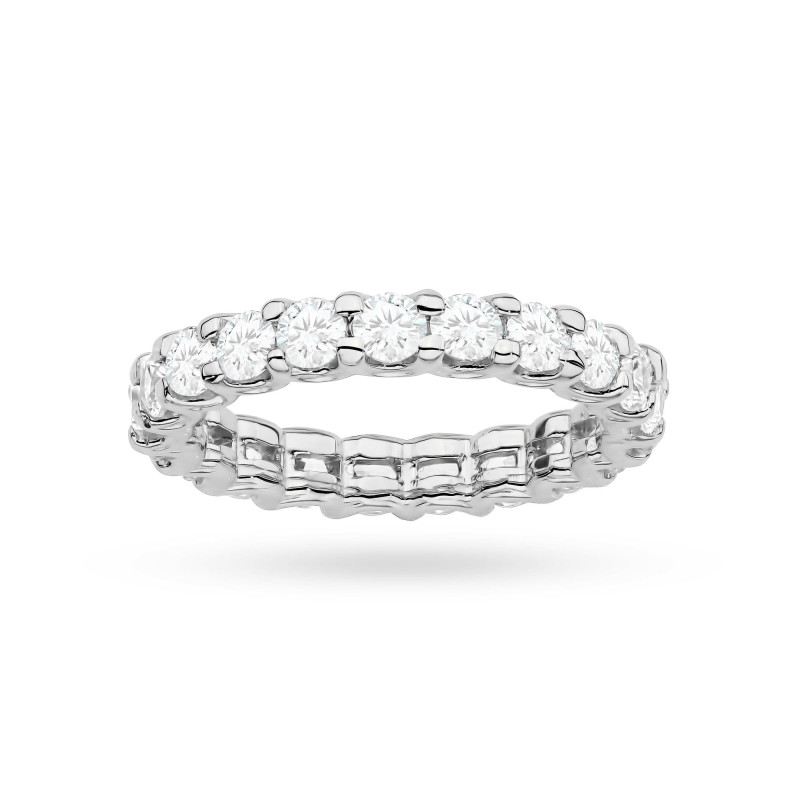 Pierścionek W0515 z diamentami białe złoto