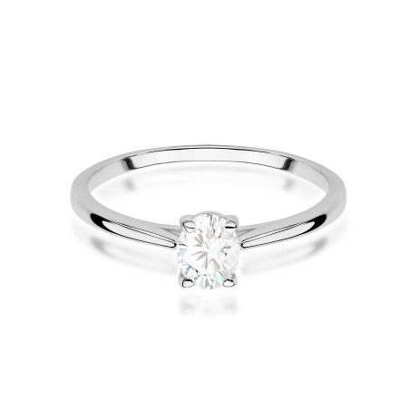 Pierścionek W0581 Diament 0,30ct białe złoto