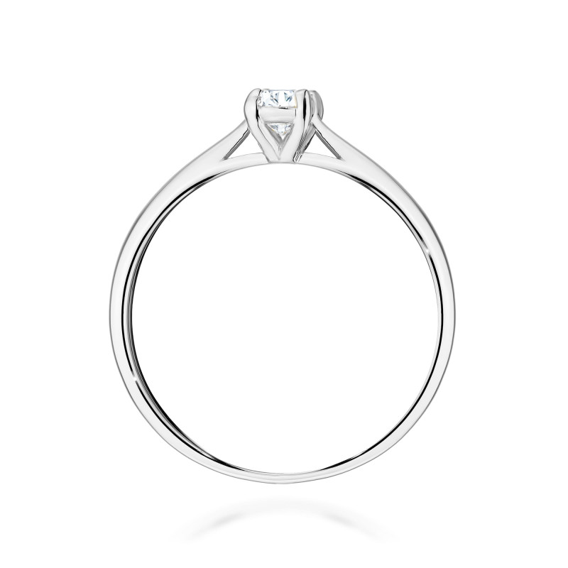 Pierścionek W0581 Diament 0,30ct białe złoto