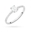 Pierścionek W0582 Diament 0,30ct białe złoto