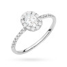 Pierścionek W0584 Diament 0,30ct białe złoto