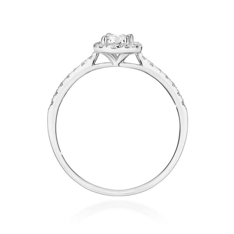 Pierścionek W0584 Diament 0,30ct białe złoto