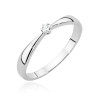 Pierścionek W501 Diament 0,04ct białe złoto