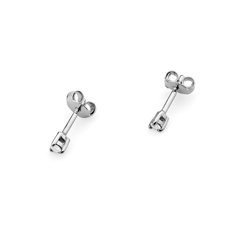 Kolczyki KO035 Diament 2 x 0,04ct białe złoto