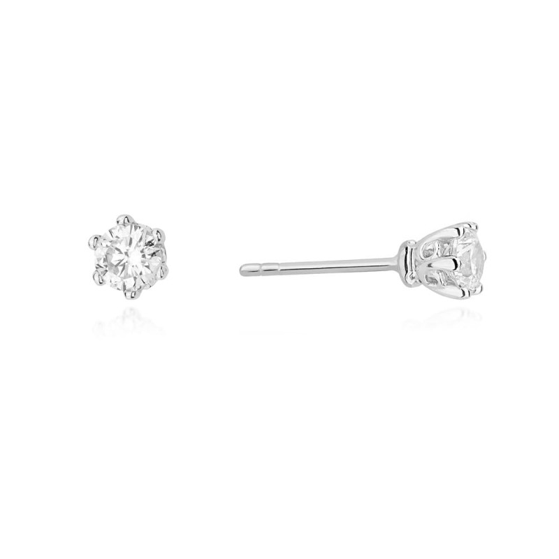 Kolczyki KO069 Diament 2 x 0,40ct białe złoto