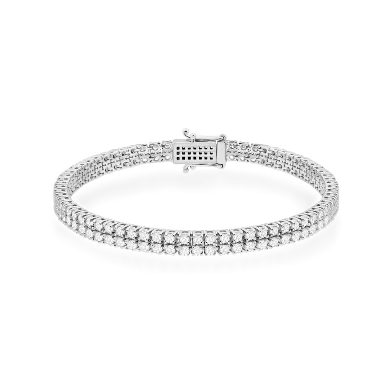 "Bransoletka z diamentami laboratoryjnymi B0034 – elegancka biżute