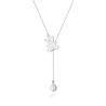 "Naszyjnik C046 z diamentami - elegancki dodatek do stylizacji | Daim