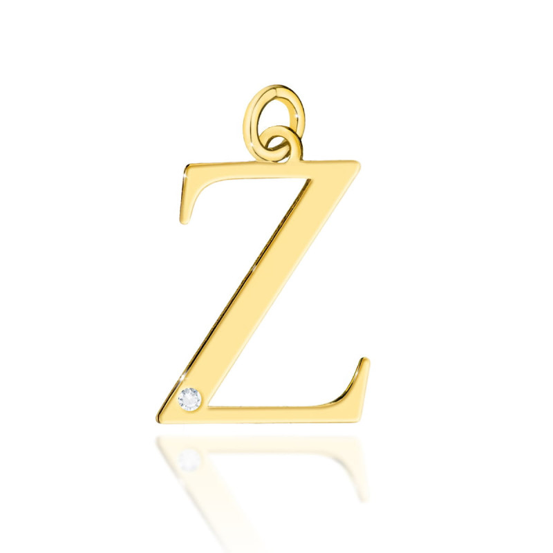 "Zawieszka Z070 Diament 0,005ct Żółte Złoto - Daimana.pl"