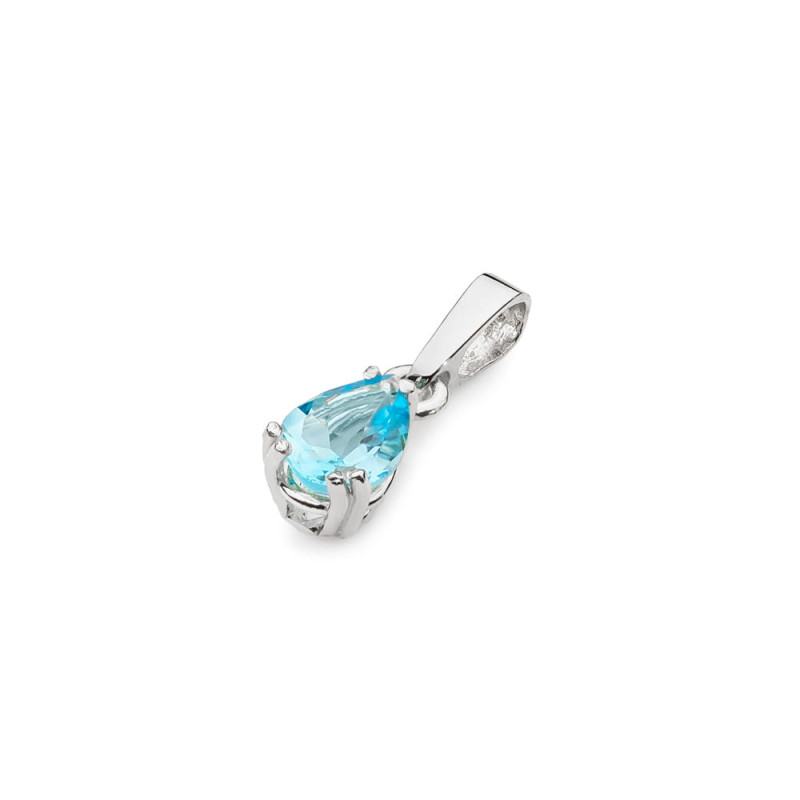 Zawieszka Z006 Topaz 0,90ct - białe złoto | Daimana.pl - Najwyższe