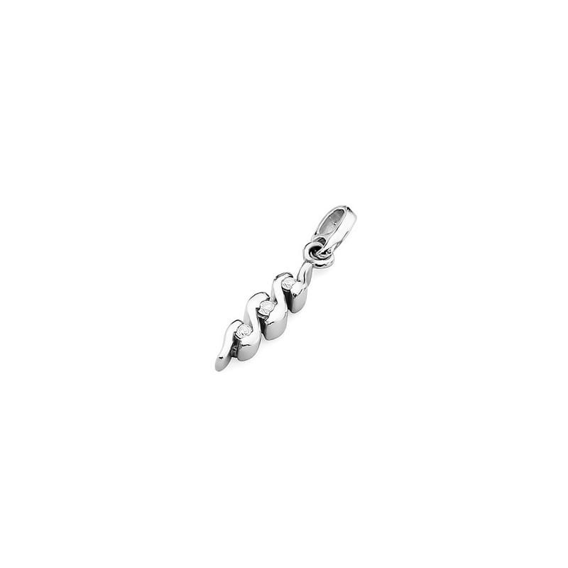 Zawieszka Z042 Diament 0,03ct - Białe złoto | Daimana.pl - Najwyżs