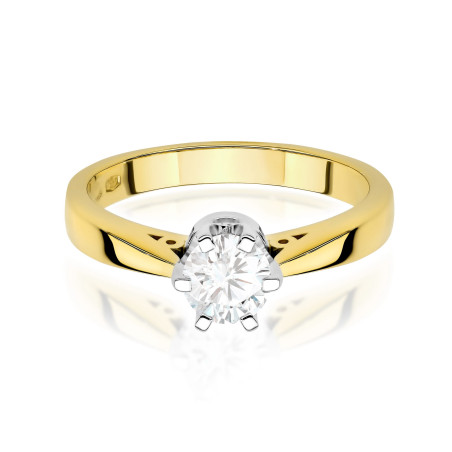Pierścionek W0234 Diament Laboratoryjny 1,00ct - Daimana.pl | Żół