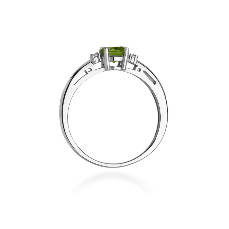 "Pierścionek W010 Oliwin 0,60ct białe złoto | Daimana.pl - Ekskluz